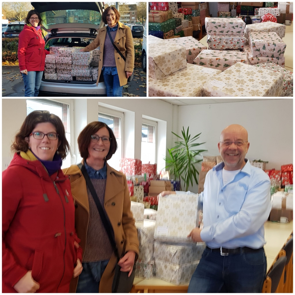 Pakete für Ahauser Tafel von der UWG Ahaus